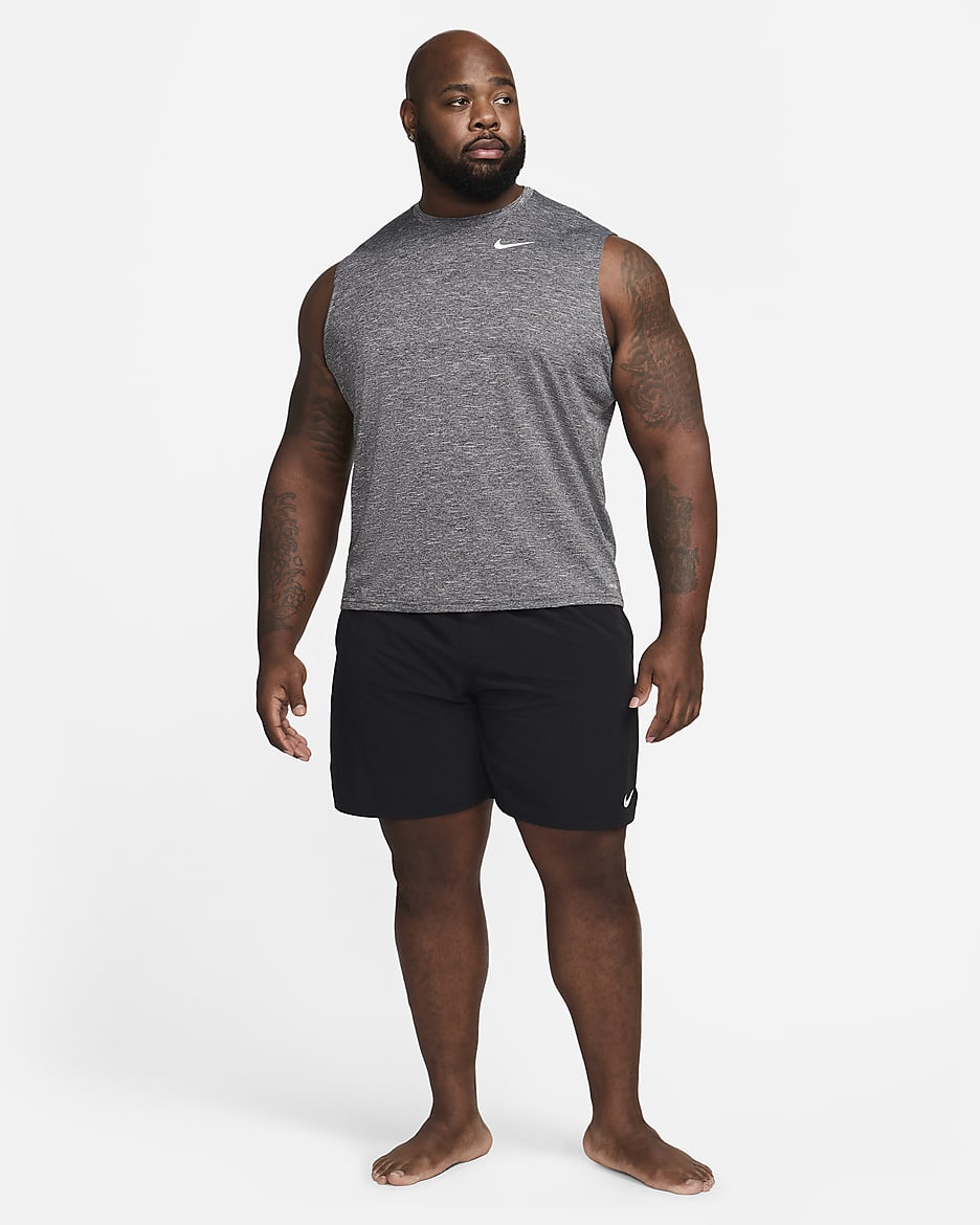 Nike sleeveless swim shirt online